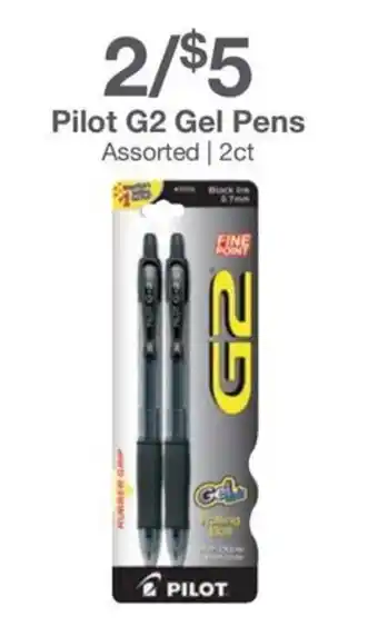 Kinney Drugs Pilot G2 Gel Pens offer