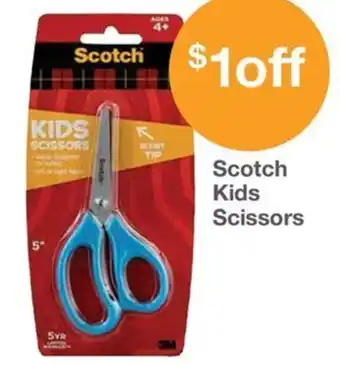 Kinney Drugs Scotch kids scissors offer