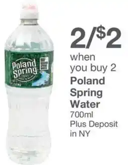 Kinney Drugs Poland Spring Water offer