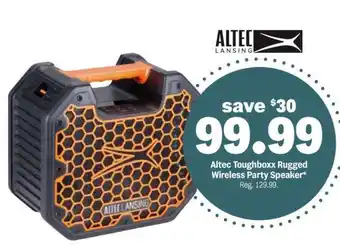 Altec Toughboxx Rugged Wireless Party Speaker