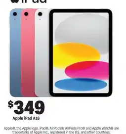 Meijer Apple iPad A16 offer