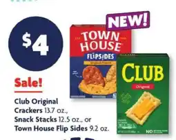 Family Dollar Club Original Crackers / Snack Stacks / Town House Flip Sides offer