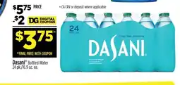 Dollar General Dasani offer