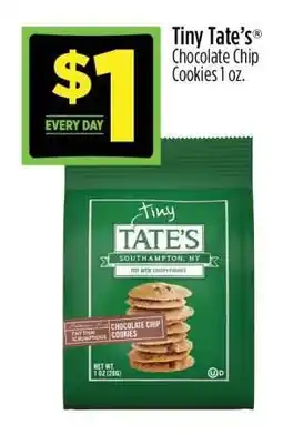 Dollar General Tiny Tate’s Chocolate Chip Cookies 1 oz offer