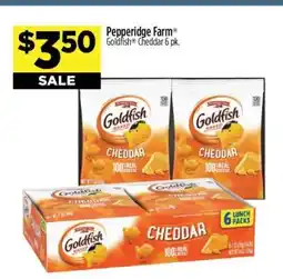 Dollar General Pepperidge Farm Goldfish Cheddar 6 pk offer