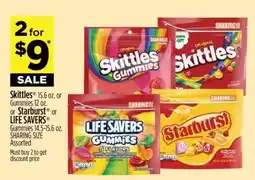 Dollar General Skittles, Starburst or Life Savers offer