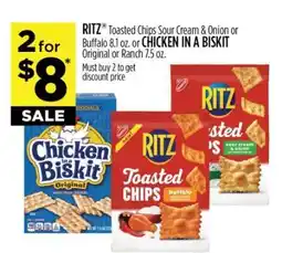 Dollar General RITZ Toasted Chips or CHICKEN IN A BISKIT offer