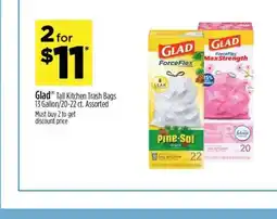Dollar General Glad Tall Kitchen Trash Bags offer