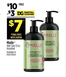Dollar General Mielle Hair Care 12 oz offer