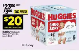 Dollar General Huggies offer