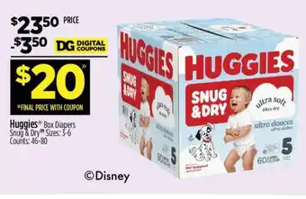 Dollar General Huggies offer