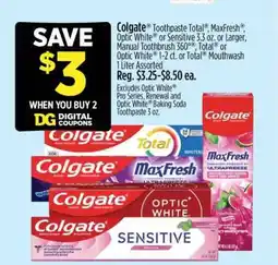 Dollar General Colgate Toothpaste offer