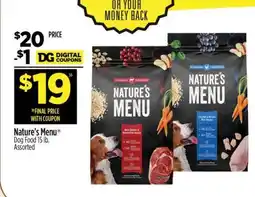 Dollar General Nature's Menu offer