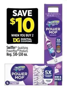 Dollar General Swiffer Power Mop offer