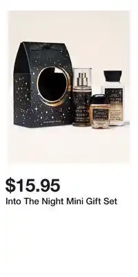 Bath & Body Works Into The Night Mini Gift Set offer