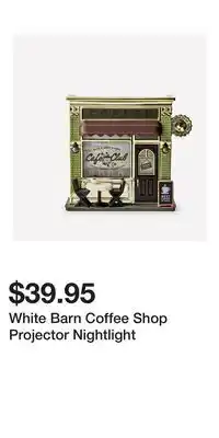 Bath & Body Works White Barn Coffee Shop Projector Nightlight offer