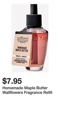 Bath & Body Works Homemade Maple Butter Wallflowers Fragrance Refill offer