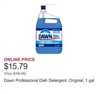 Costco Dawn Professional Dish Detergent, Original, 1 gal offer