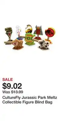 Game Stop CultureFly Jurassic Park Meltz Collectible Figure Blind Bag offer