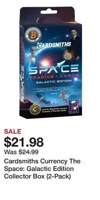 Game Stop Cardsmiths Currency The Space: Galactic Edition Collector Box (2-Pack) offer