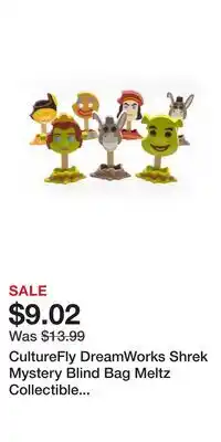 Game Stop CultureFly DreamWorks Shrek Mystery Blind Bag Meltz Collectible Figure (Styles May Vary) offer