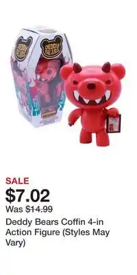 Game Stop Deddy Bears Coffin 4-in Action Figure (Styles May Vary) offer
