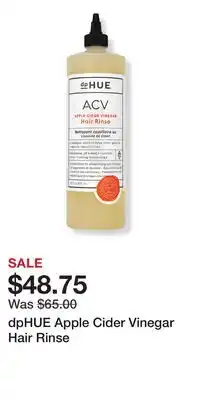 Ulta Beauty dpHUE Apple Cider Vinegar Hair Rinse offer