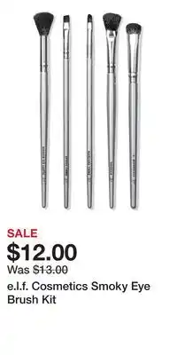 Ulta Beauty e.l.f. Cosmetics Smoky Eye Brush Kit offer