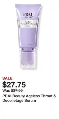 Ulta Beauty PRAI Beauty Ageless Throat & Decolletage Serum offer
