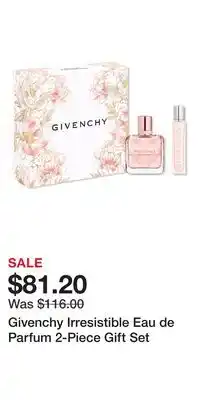 Ulta Beauty Givenchy Irresistible Eau de Parfum 2-Piece Gift Set offer