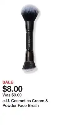 Ulta Beauty e.l.f. Cosmetics Cream & Powder Face Brush offer