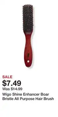 Ulta Beauty Wigo Shine Enhancer Boar Bristle All Purpose Hair Brush offer