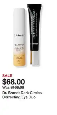 Ulta Beauty Dr. Brandt Dark Circles Correcting Eye Duo offer