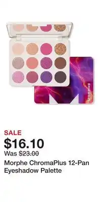 Ulta Beauty Morphe ChromaPlus 12-Pan Eyeshadow Palette offer