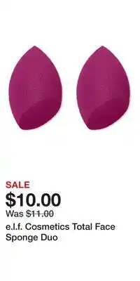 Ulta Beauty e.l.f. Cosmetics Total Face Sponge Duo offer