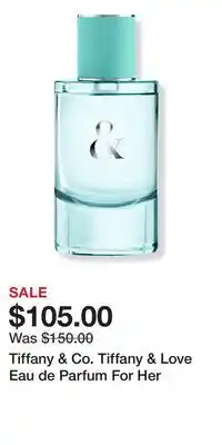 Ulta Beauty Tiffany & Co. Tiffany & Love Eau de Parfum For Her offer