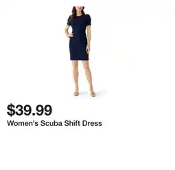 Belk Women's Scuba Shift Dress offer