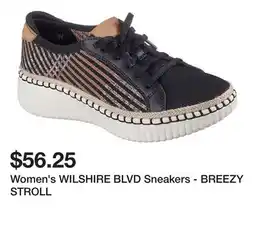 Belk Women's WILSHIRE BLVD Sneakers - BREEZY STROLL offer