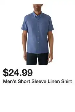 Belk Men's Short Sleeve Linen Shirt offer