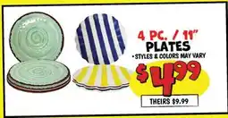 Ollie's 4 PC. / 11 PLATES offer
