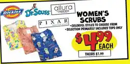 Ollie's WOMEN'S SCRUBS offer