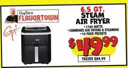 Ollie's 6.5 QT. STEAM AIR FRYER offer