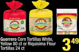 Super King Markets Guerrero corn tortillas white, yellow or riquisima flour tortillas offer