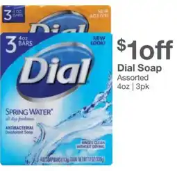 Kinney Drugs Dial Soap offer