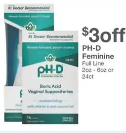 Kinney Drugs Ph-d feminine offer