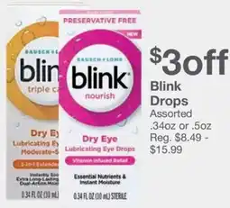Kinney Drugs Blink Drops offer