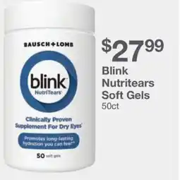 Kinney Drugs Blink Nutritears Soft Gels offer