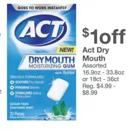 Kinney Drugs Act dry mouth offer