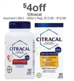 Kinney Drugs Citracal offer