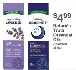 Kinney Drugs Nature's truth essential oils offer